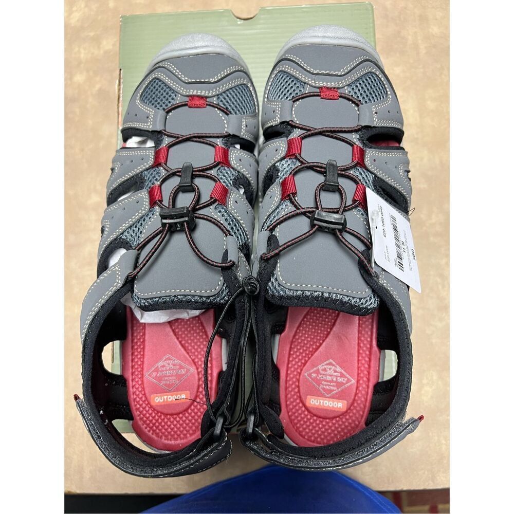 ➡️NIB! St. John's Bay Spencer Men's Outdoor Sandal Gray Size - 11 M